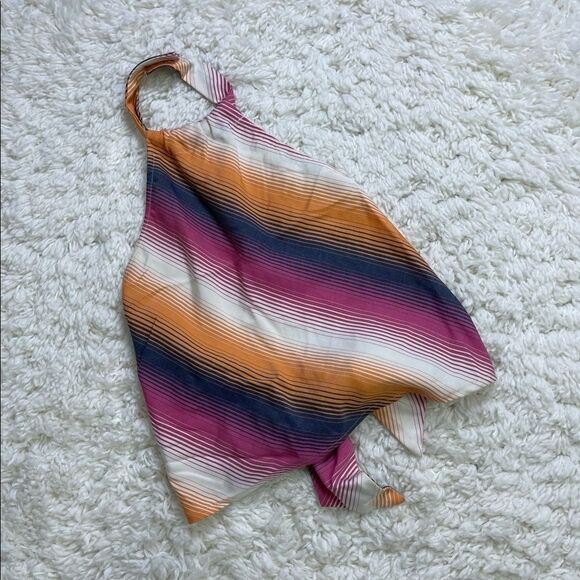 Trina Turk Halter Top Midi Skirt Rainbow Set - Picture 10 of 11